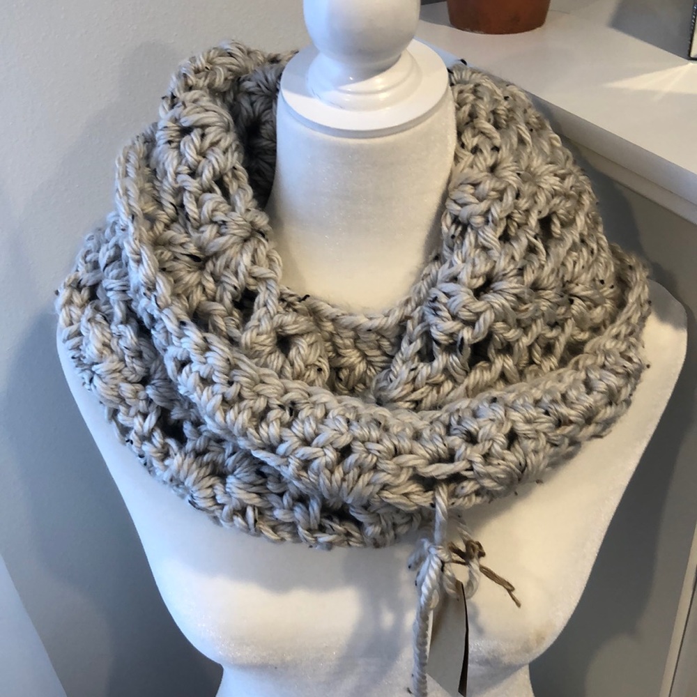 Hand Knitted Cowl Kneck Scarf